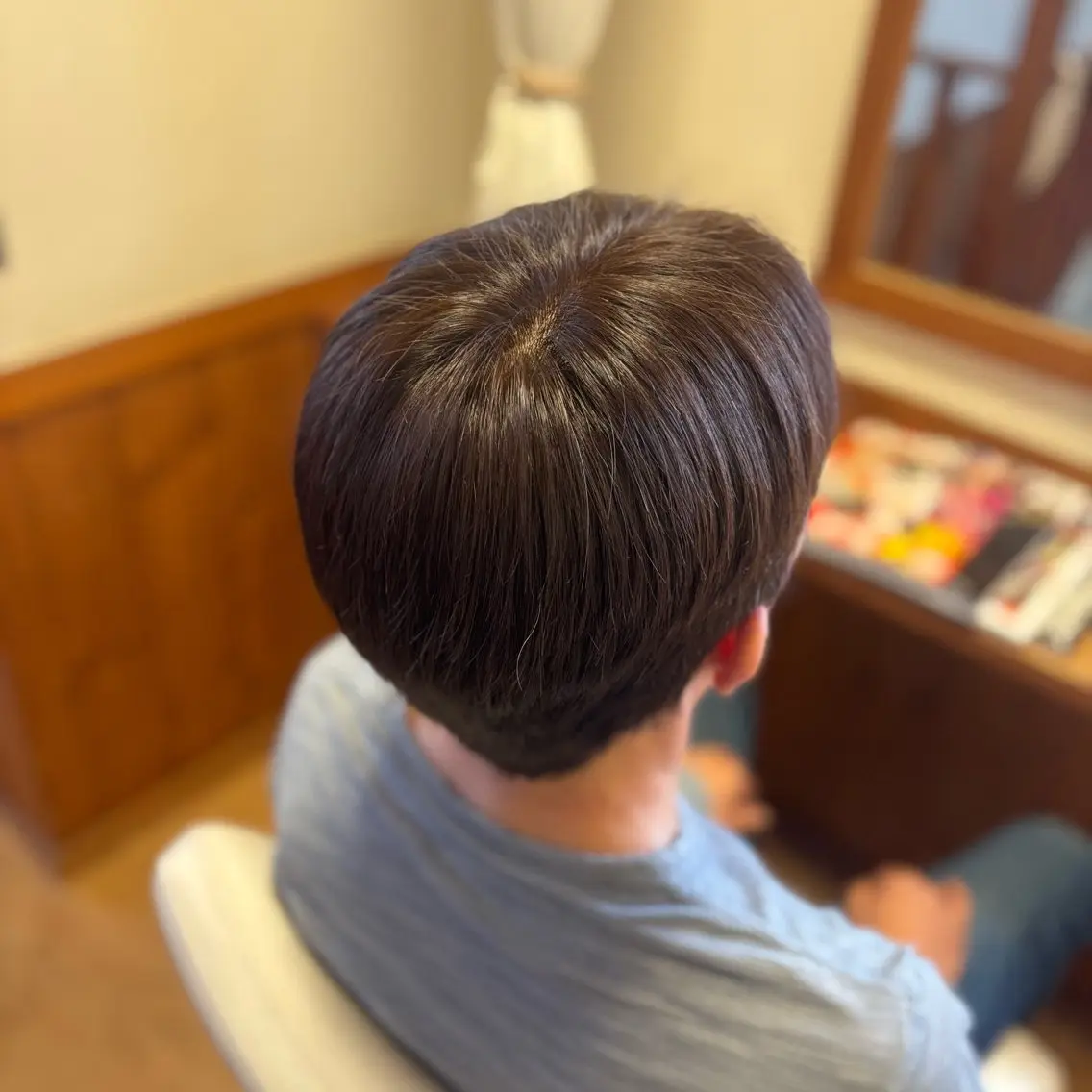 カラー Beam 深澤のヘアスタイル