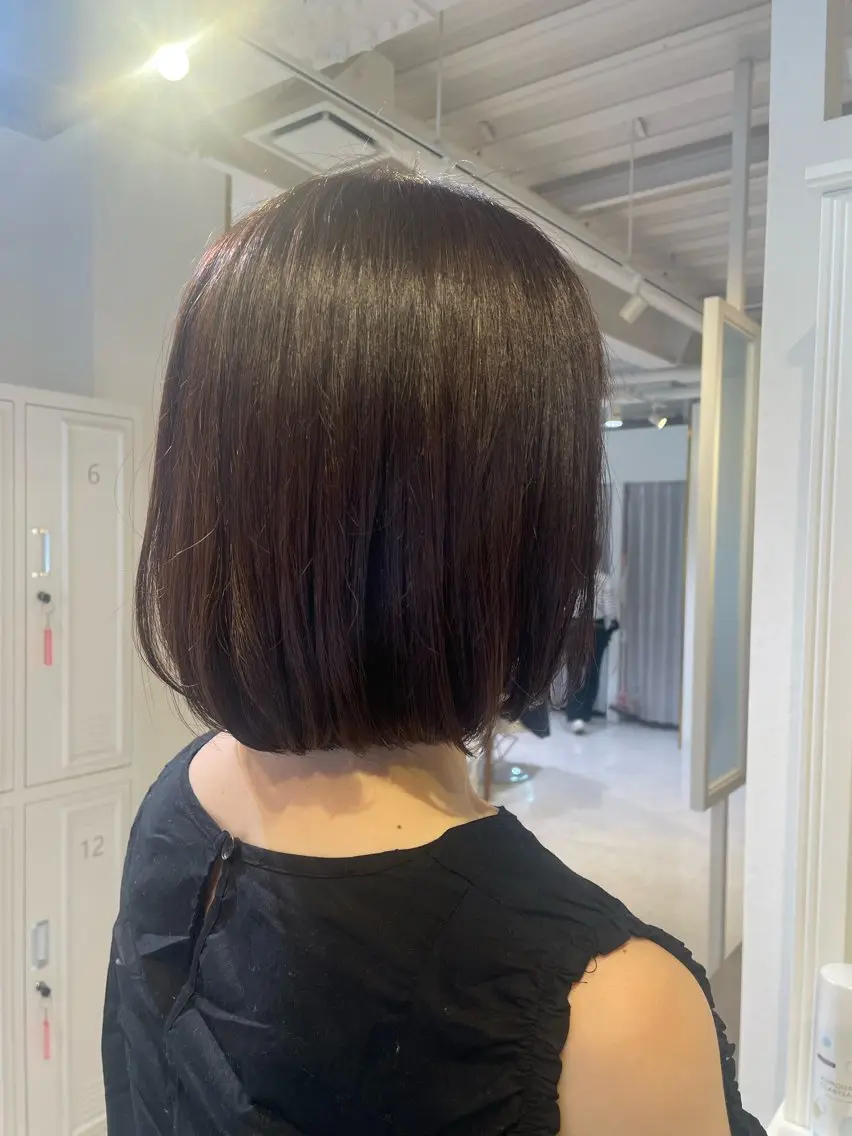 ミディアム カット 和田 真依のヘアスタイル