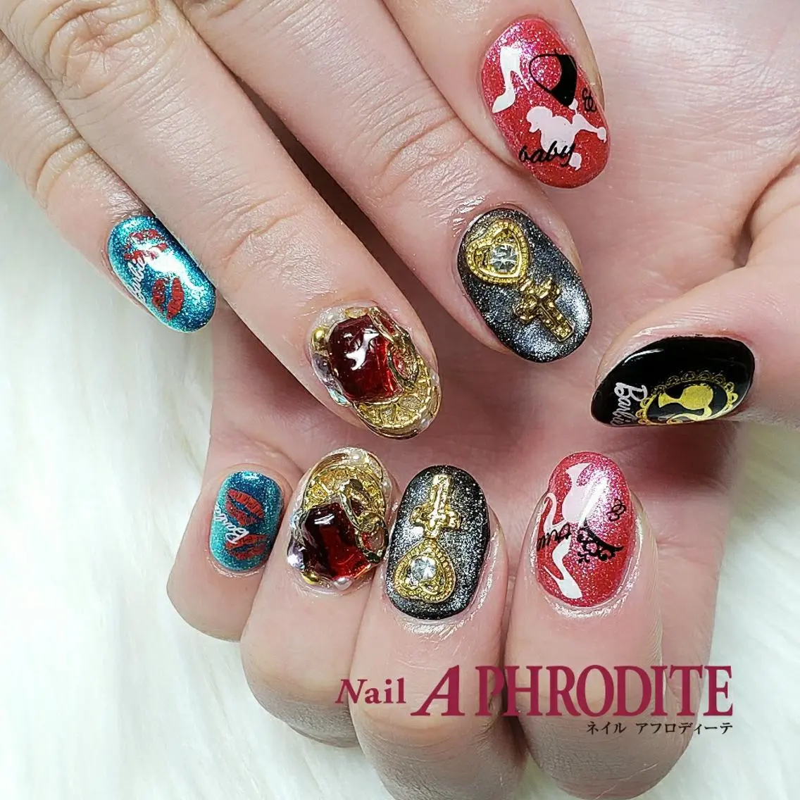 ネイル 持ち込み ニュアンスネイル ハンドネイル Nail  Aphroditeのネイルデザイン