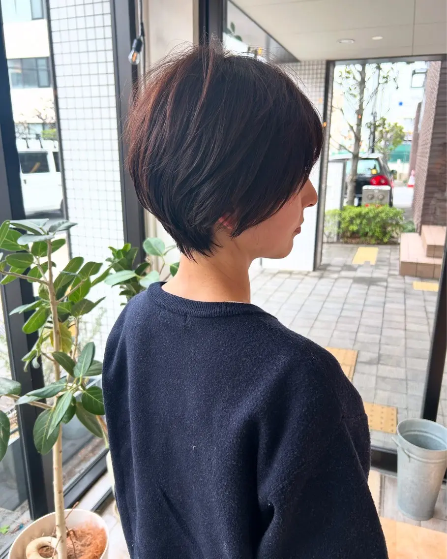 ショート 石山 健太 /縮毛矯正/パーマのヘアスタイル