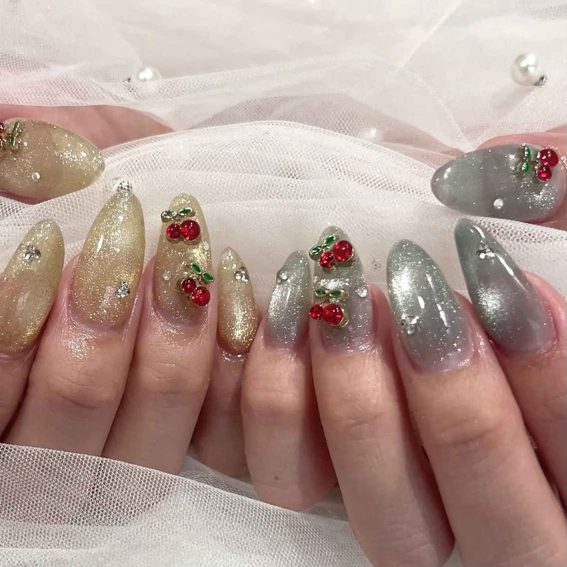 ネイル ハンドネイル 🧁fein. nana🩵のネイルデザイン