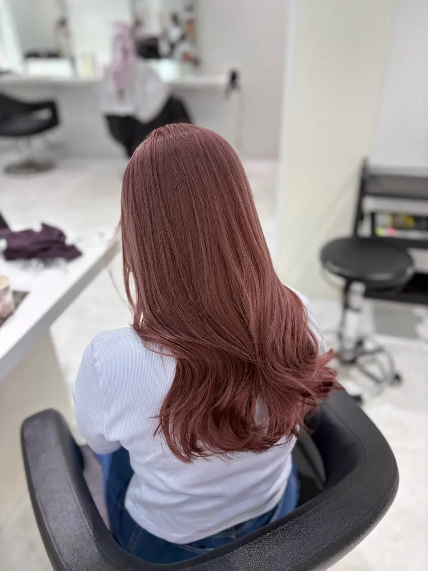 ロング カラー ヘアカラー 🤍ྀི透ける寒色 Cocoa🤍ྀིのヘアスタイル