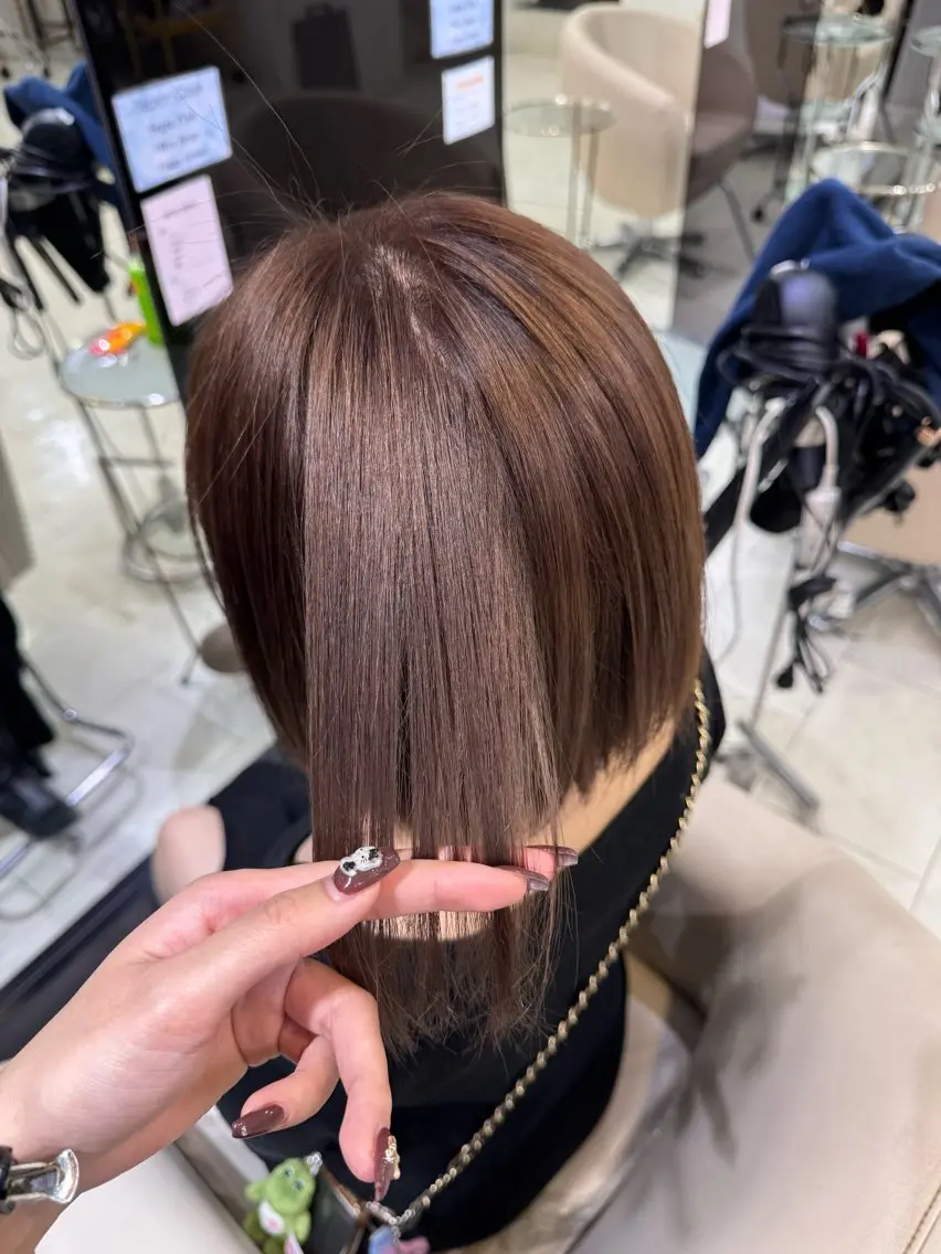 ショート カラー k-two心斎橋 ♡ 顔周りカット/yuiのヘアスタイル