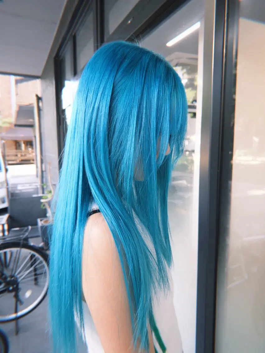 ミディアム カラー ヘアカラー トリートメント 岡山ハイトーン・ ルーツカラー/こもものヘアスタイル