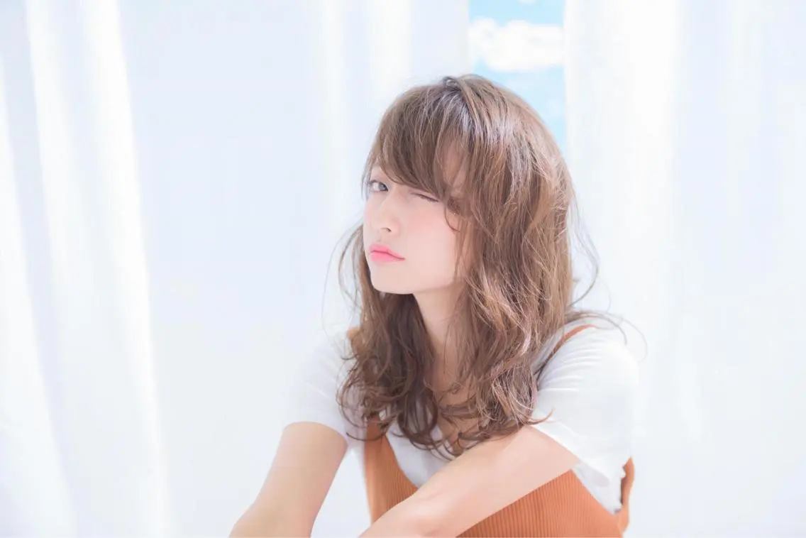 ロング カラー ブリーチ 透明感カラー ハイライトカラー ハイライト トリートメント eyelist萩元 /店長🍒のマツエク・マツパデザイン