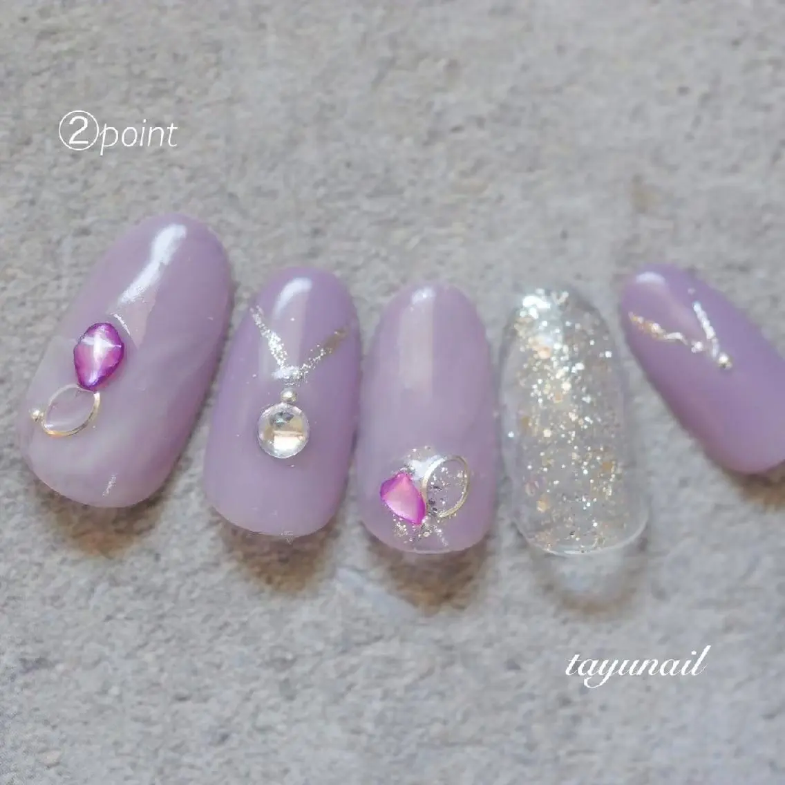 ネイル アートネイル ブルー ジェルネイル ワンカラーネイル パラジェル ネイルサロン 【たゆnail】のネイルデザイン