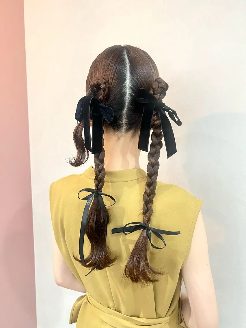 お呼ばれヘアセット🕊️の写真