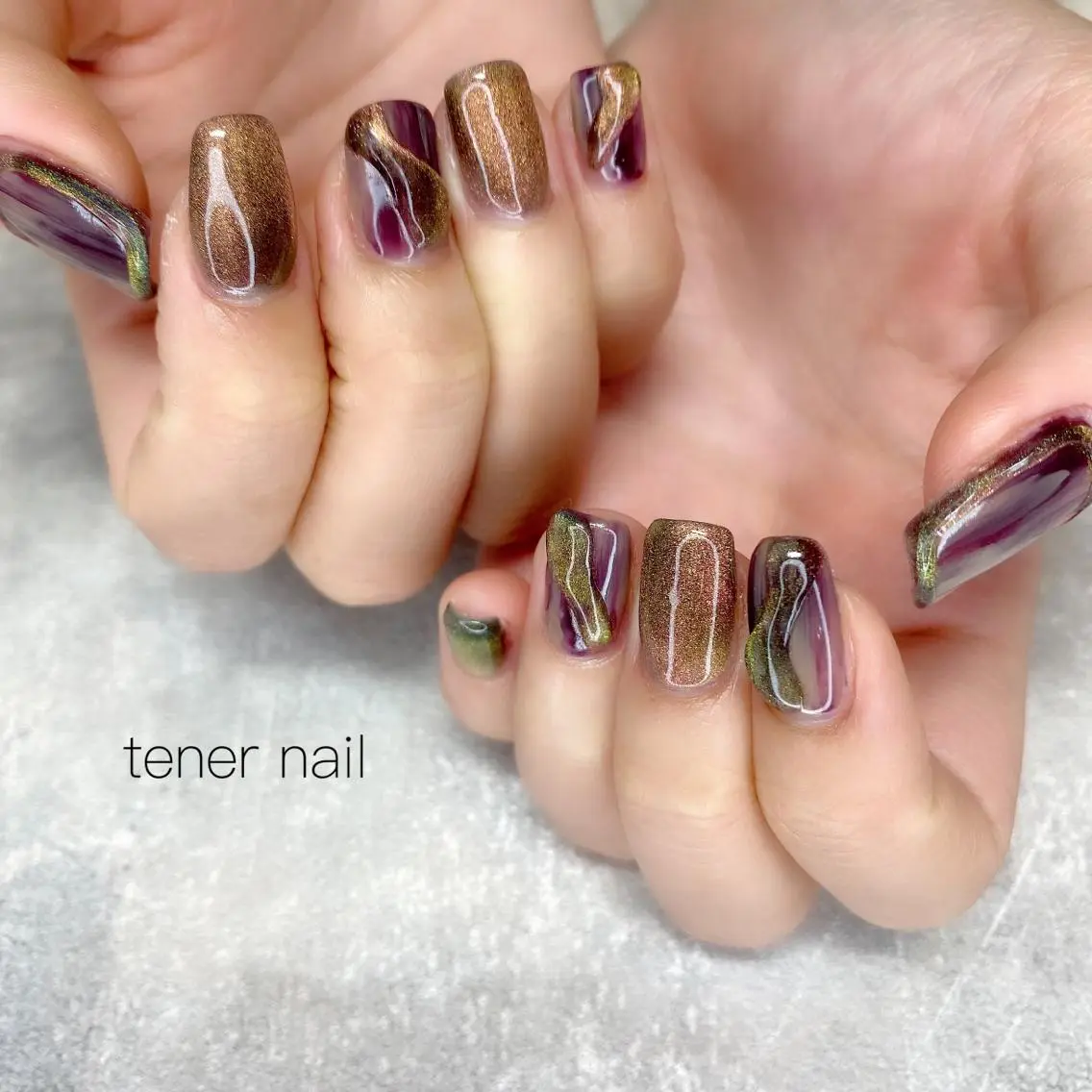 ネイル マグネットネイル テネルネイル tener nailのネイルデザイン