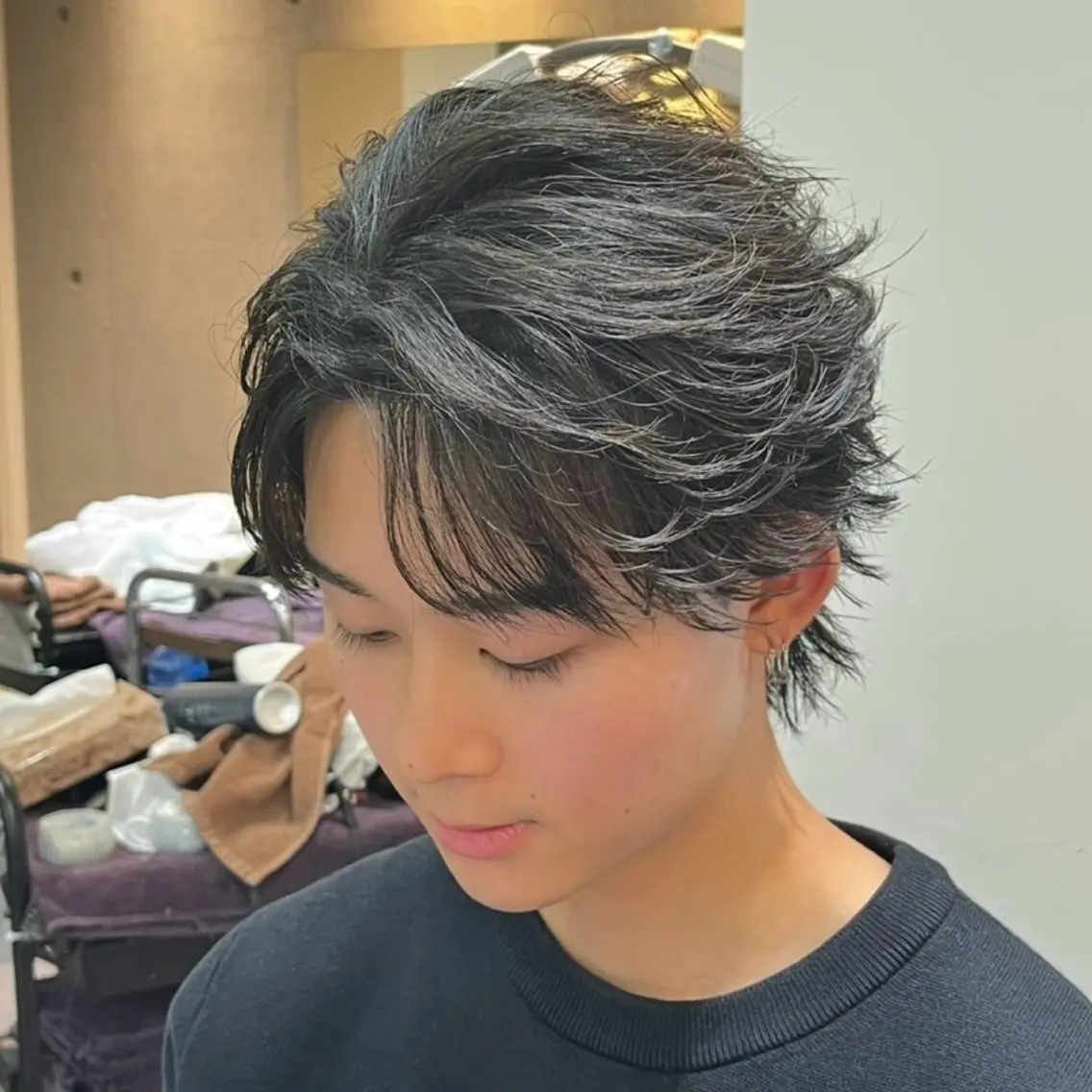 パーマ メンズ カット パーマ ヘアセット 🔥メンズ特化美容師 /泉壱恵🔥のヘアスタイル