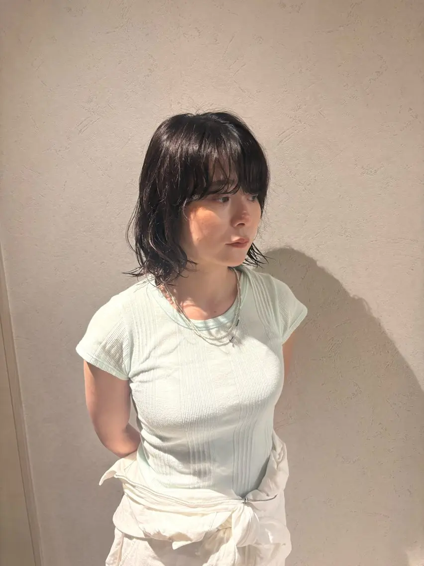 ショート カラー ヘアカラー 中田 桃夏のヘアスタイル