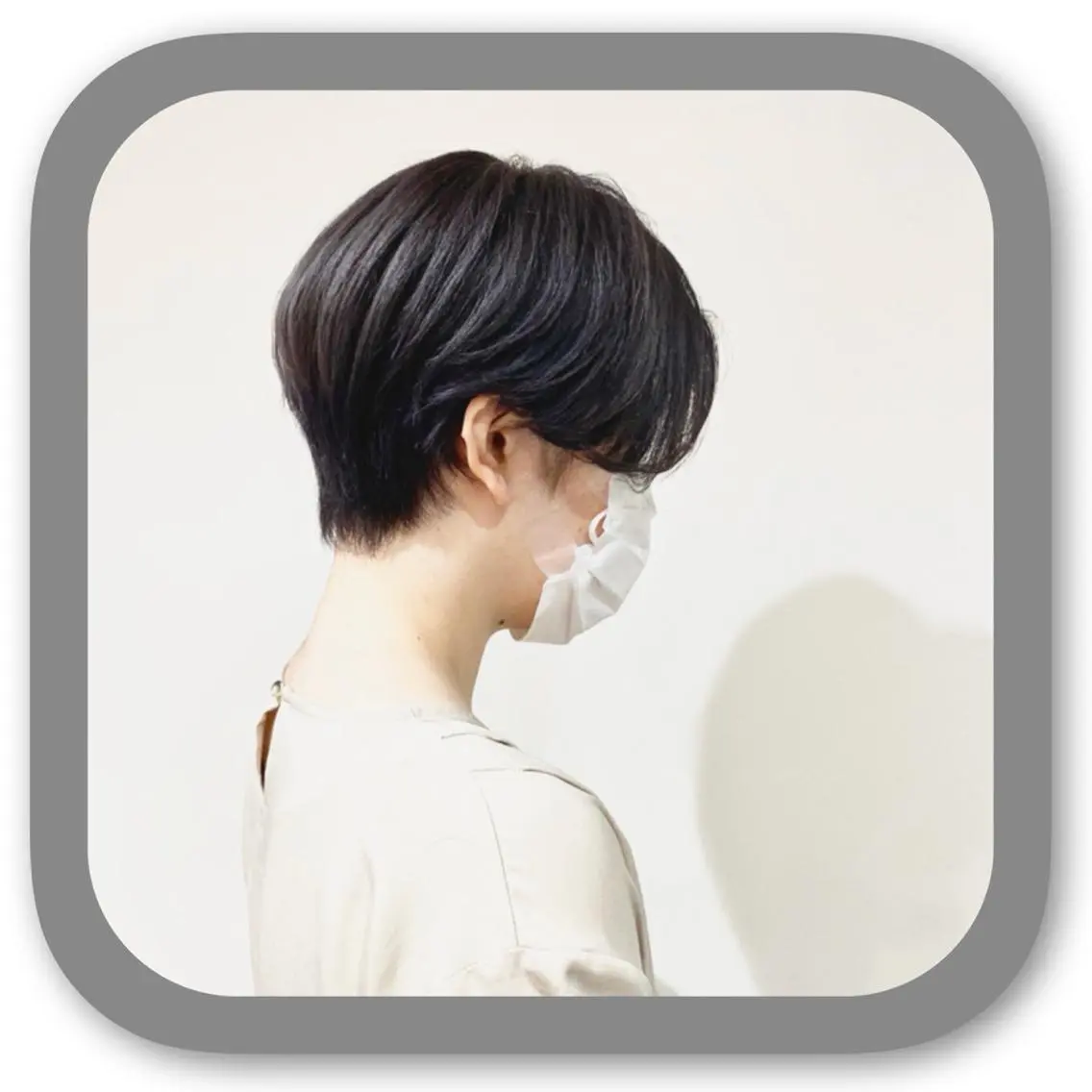 ショート アッシュ ボブ 髪質改善 レイヤーカット ショートヘア カット ショート〜ミディアム 喜多司のヘアスタイル