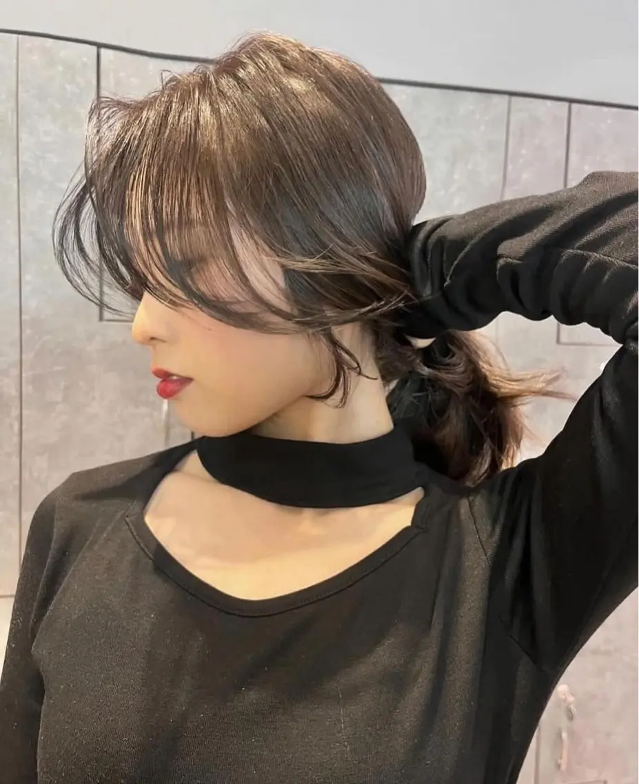 ロング カット トリートメント 海野翔吾🇨🇳 ワンホンレイヤーのヘアスタイル