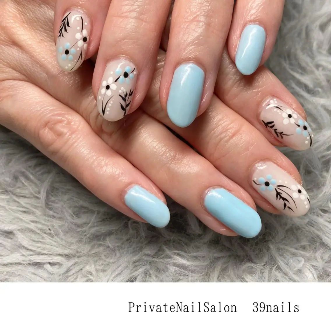 ネイル ワンカラーネイル 夏ネイル 39-nails EharaMikuのネイルデザイン