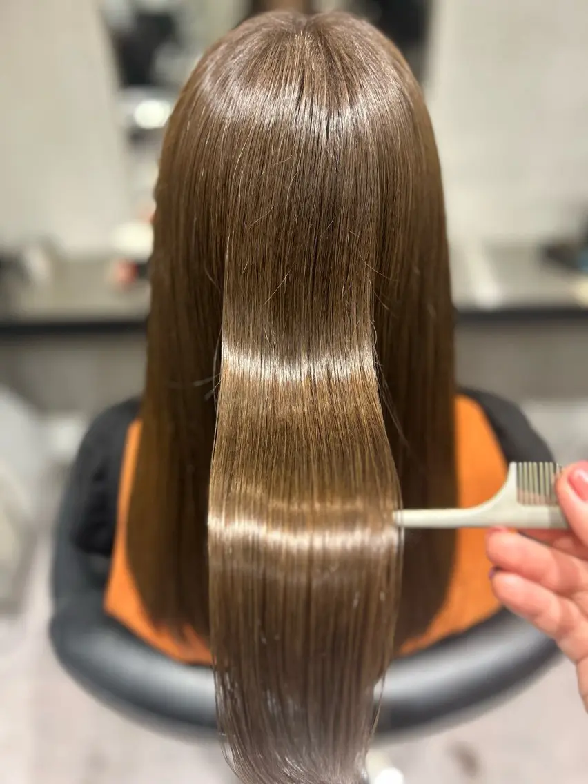 ミディアム カラー トリートメント 🌈ウルトワ水素 髪質改善naru🌈のヘアスタイル