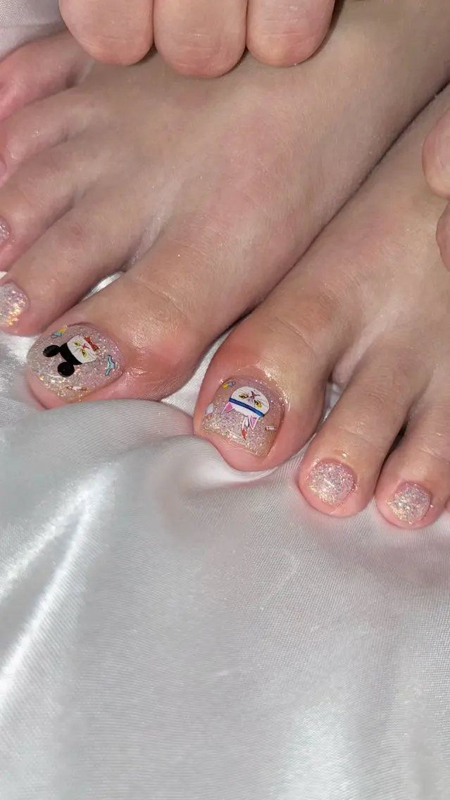 ネイル フットネイル Nail ヌシん家 AKANEのネイルデザイン