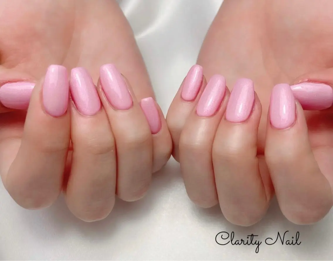ネイル ジェルネイル ワンカラーネイル ハンドネイル Clarity Nailのネイルデザイン