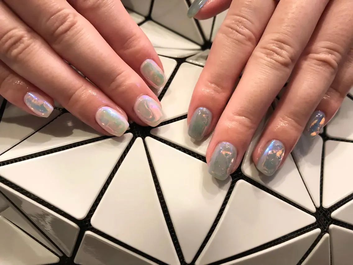 ネイル パラあり！フィルイン 美フォルムのネイルデザイン