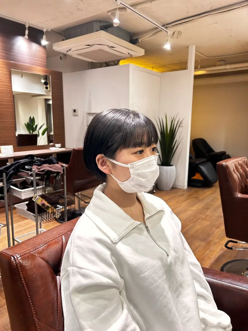 ショート 縮毛矯正 /伊藤はるかのヘアスタイル