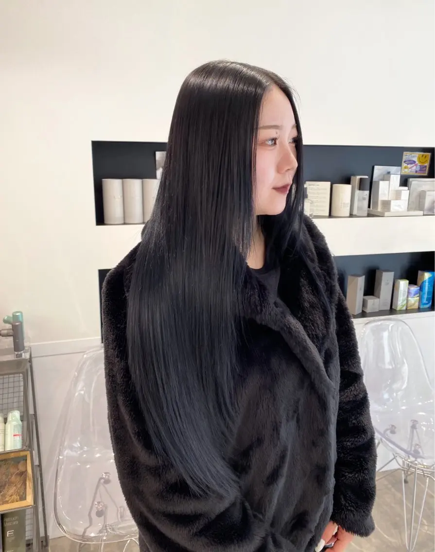 ロング カラー ブリーチ ケアブリーチ 透明感カラー ハイトーンカラー 韓国風カラー けいこ🍊ニュアンス ネイル/個性派ネイルのネイルデザイン