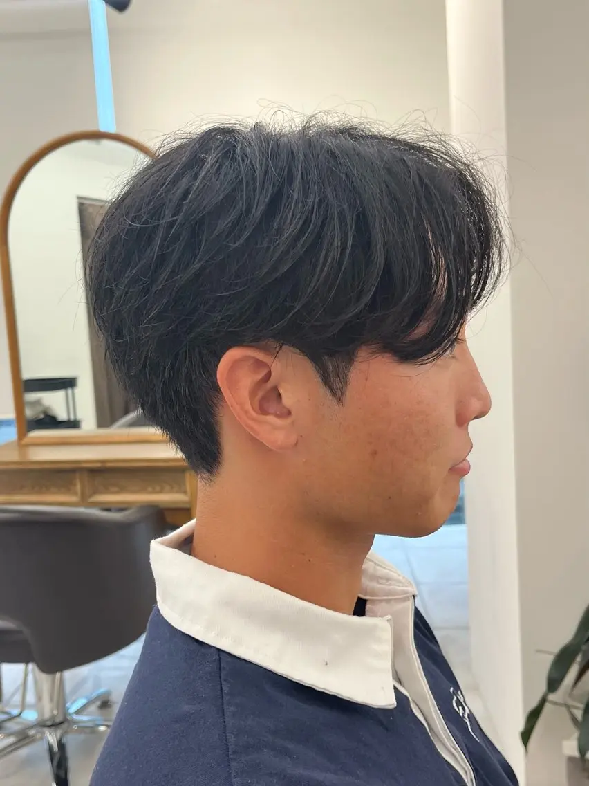 ショート パーマ メンズ 🏆メンズヘア特化 🥇代表りんぺーのヘアスタイル