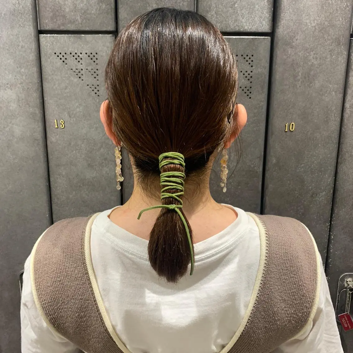 ミディアム ヘアアレンジ yukie🌷 /暖色🍒梅田サロンのヘアスタイル
