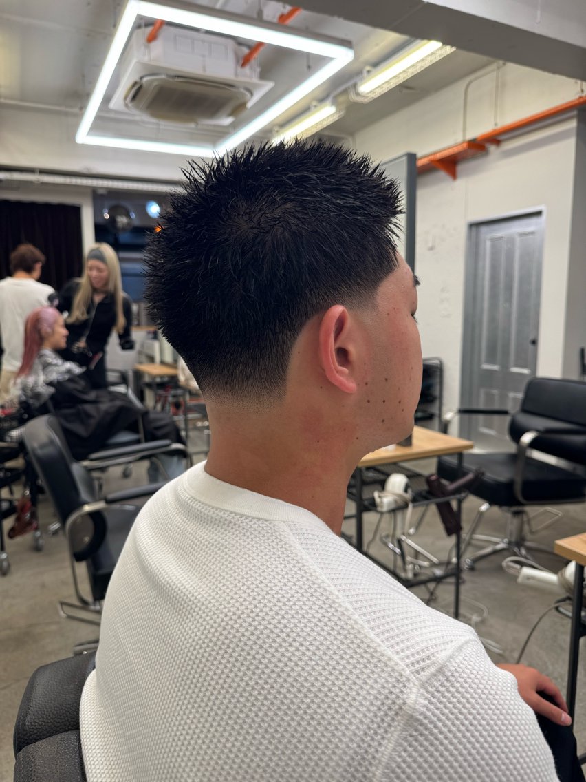 ショート メンズ フェードカット メンズショート スキンフェード スパイキーショート ショートヘア カット トリートメント 💈メンズ特化💈 TASUKUのヘアスタイル