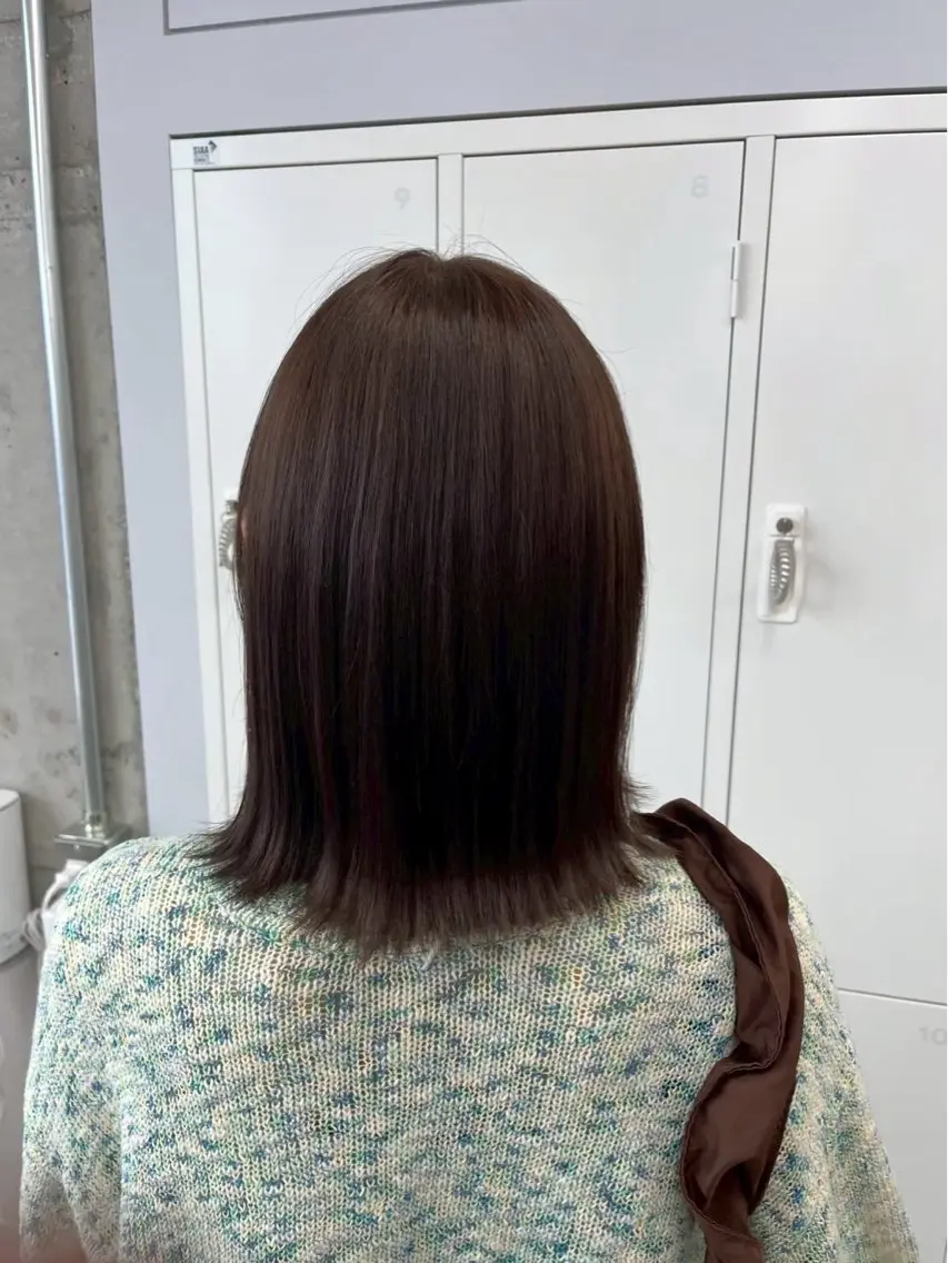 ミディアム AKANE/垢抜け 似合わせカラー🌺のヘアスタイル