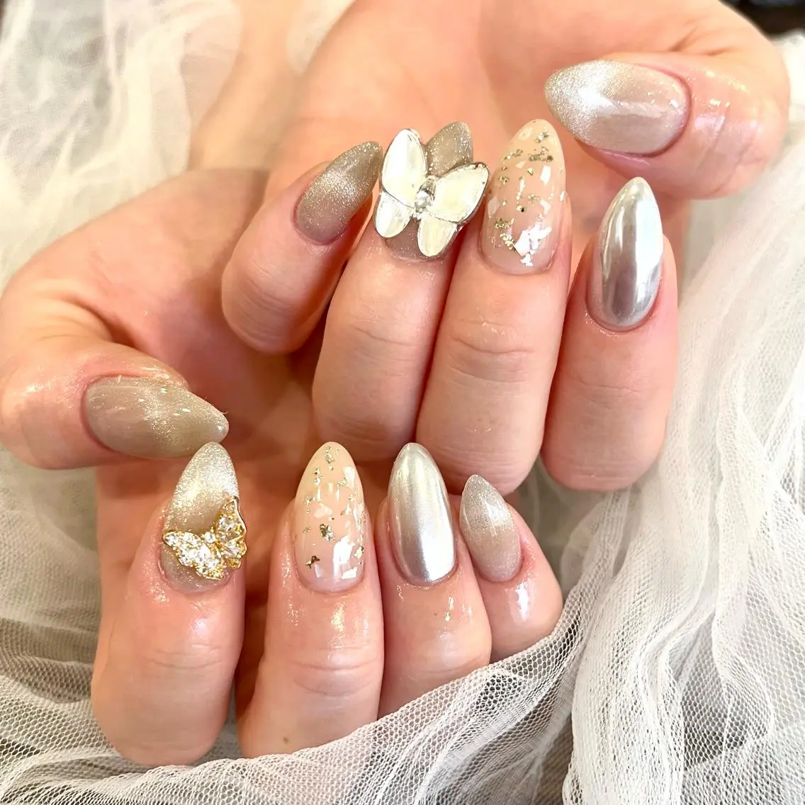 ネイル ハンドネイル Cleo伏見店🌿 Momokaのネイルデザイン