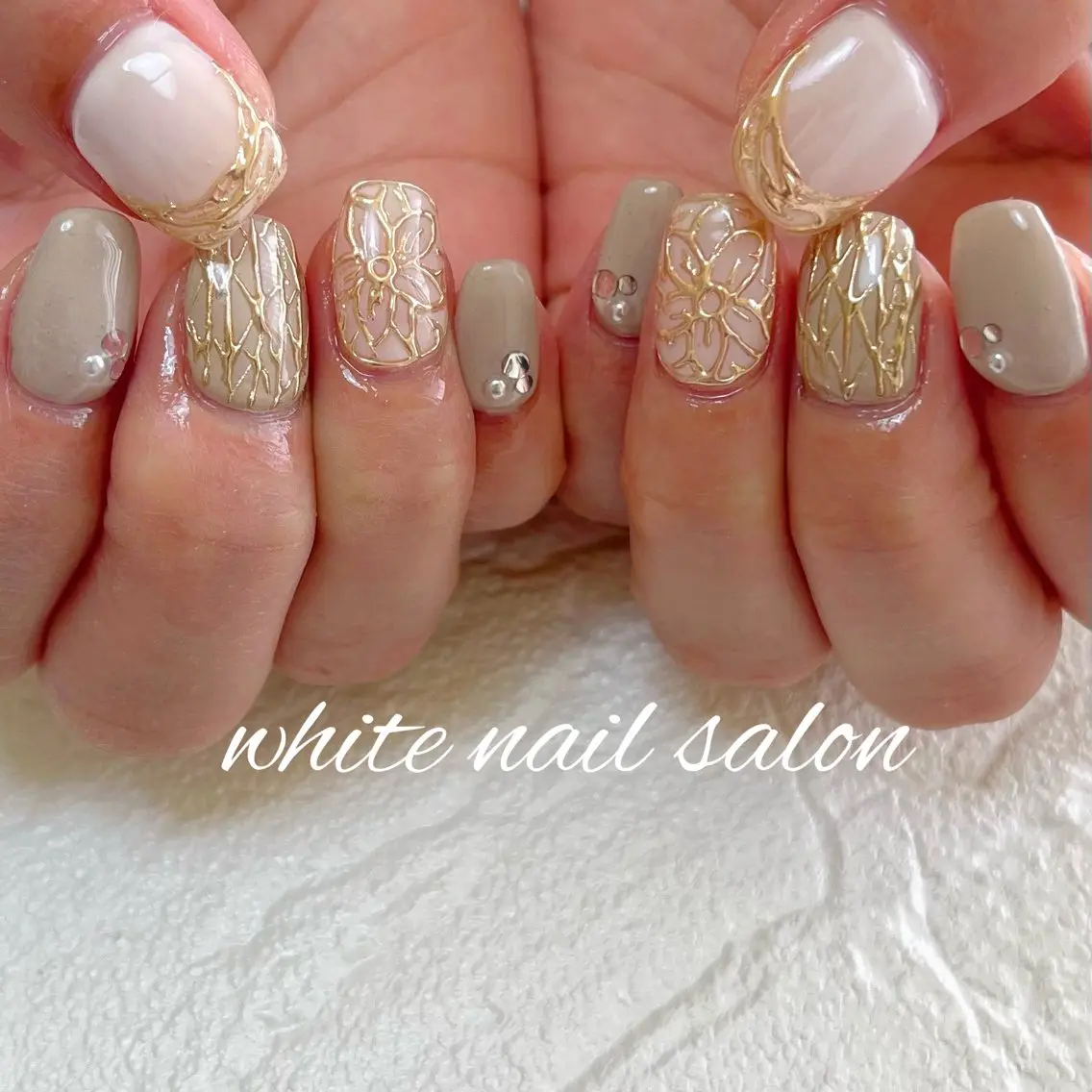 ネイル ハンドネイル white nail salonのネイルデザイン