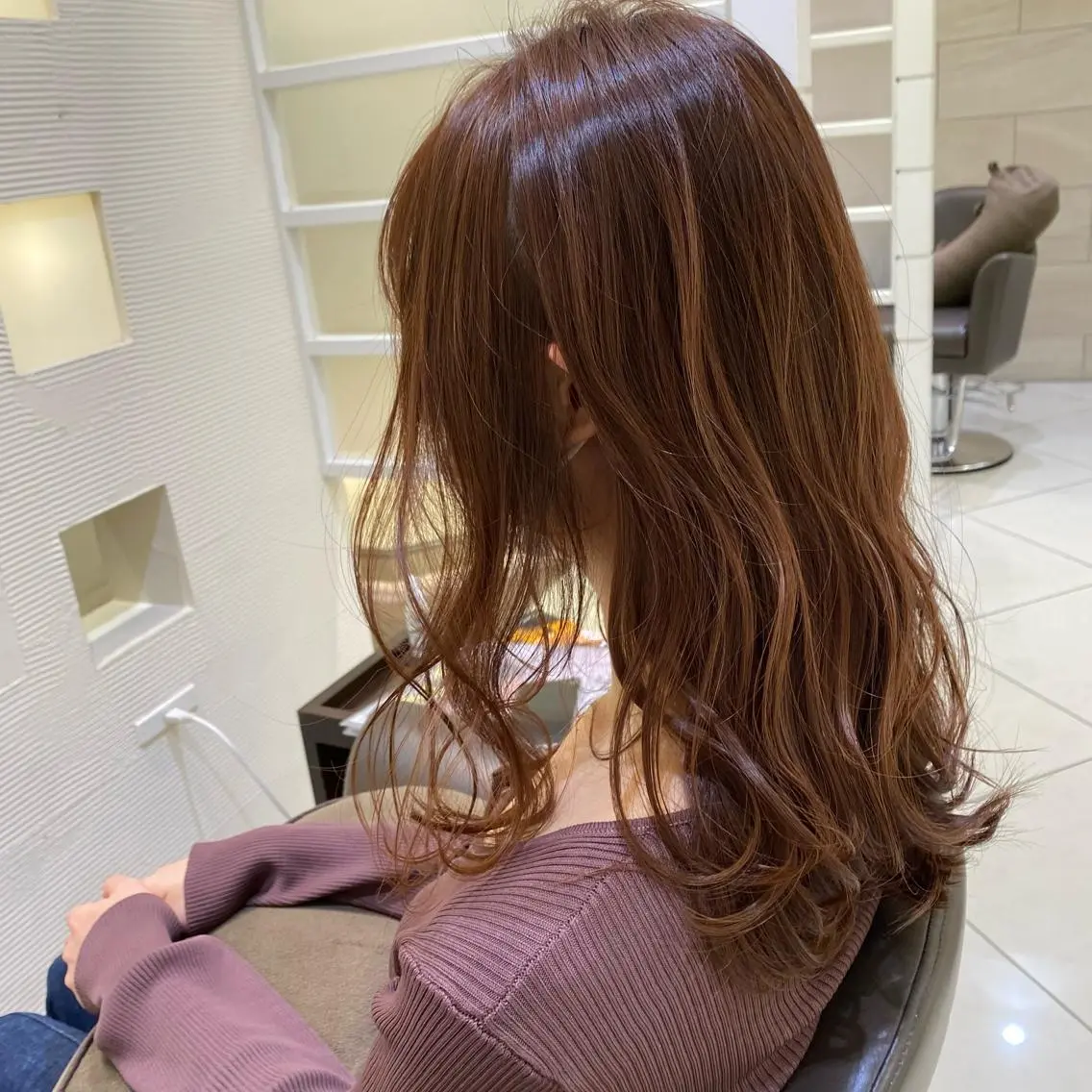 ロング カラー ヘアカラー トリートメント 【髪質改善】 梅田　聡のヘアスタイル