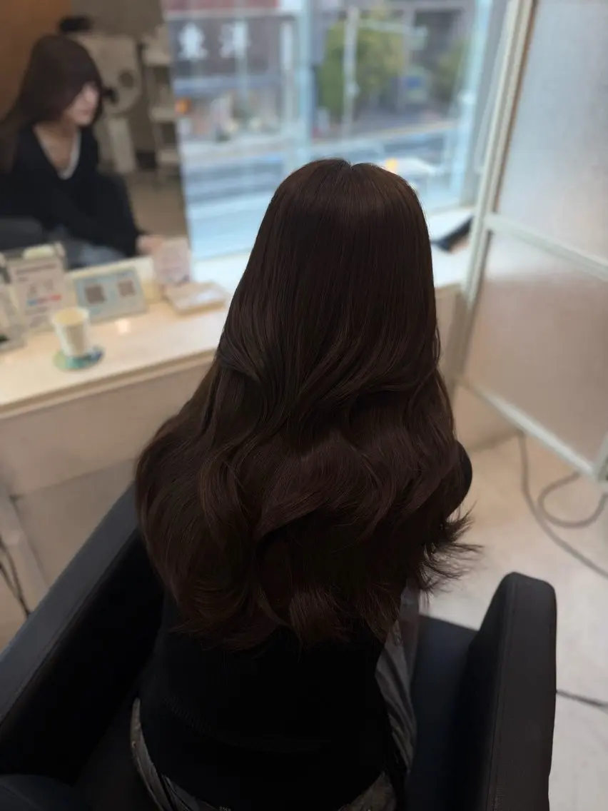 ロング カラー ヘアカラー yu rinaのヘアスタイル