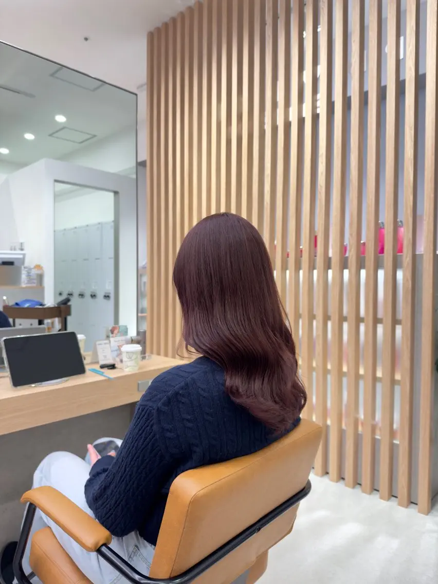 ロング カラー ブラウンカラー カット ヘアカラー けー すけのヘアスタイル