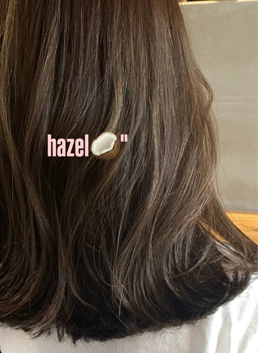 ロング カラー ヘーゼル くすみカラー/ボブ ♡ madocaのヘアスタイル