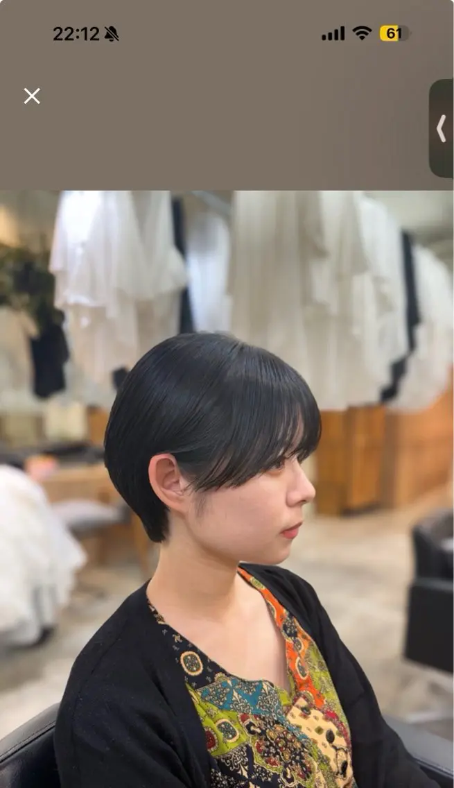 ショート カット トリートメント 【新宿】川口開世 cut・permのヘアスタイル