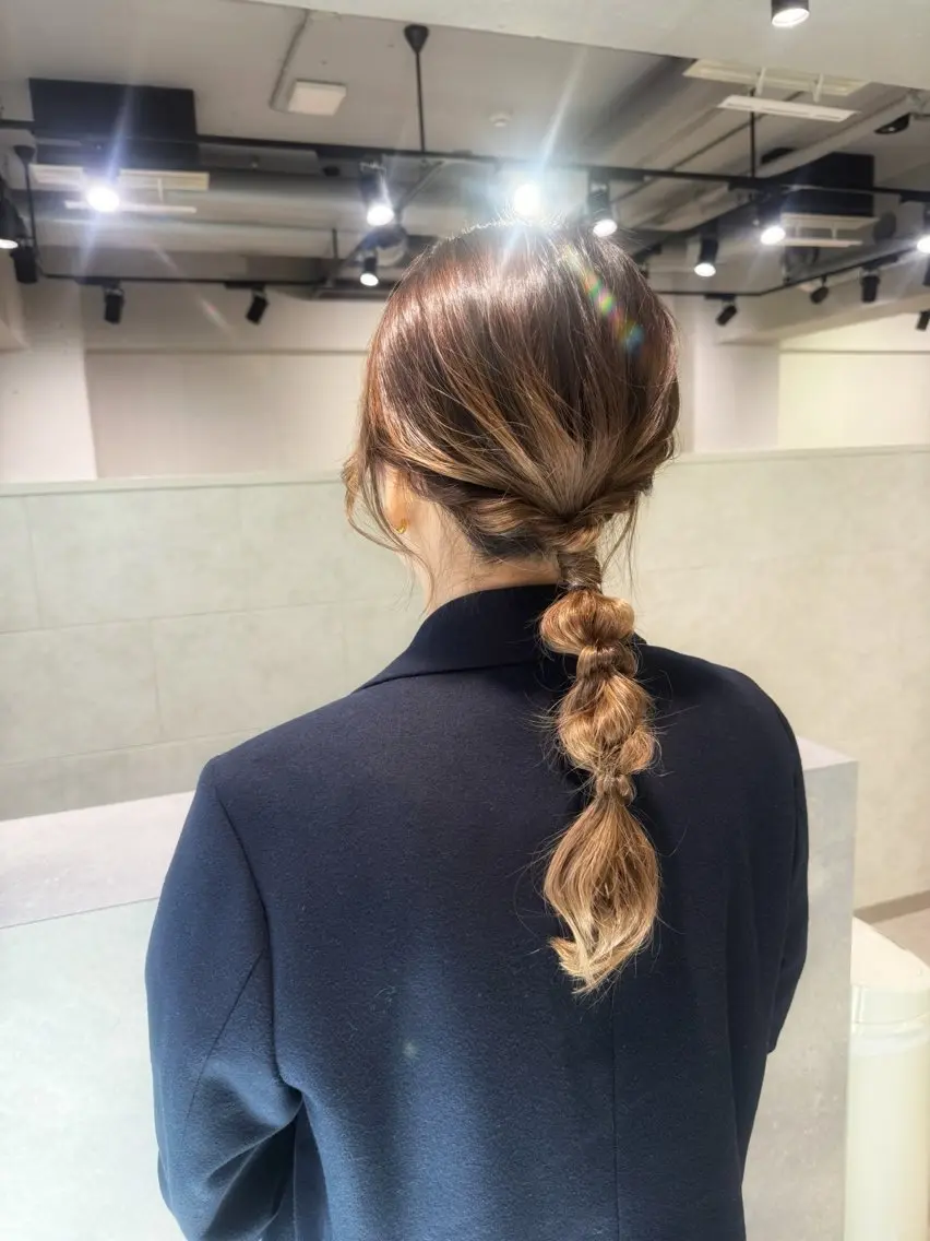 ロング ヘアアレンジ ヘアセット 艶カラー/ヘアセット 着付け　ふうか　渋谷のヘアスタイル