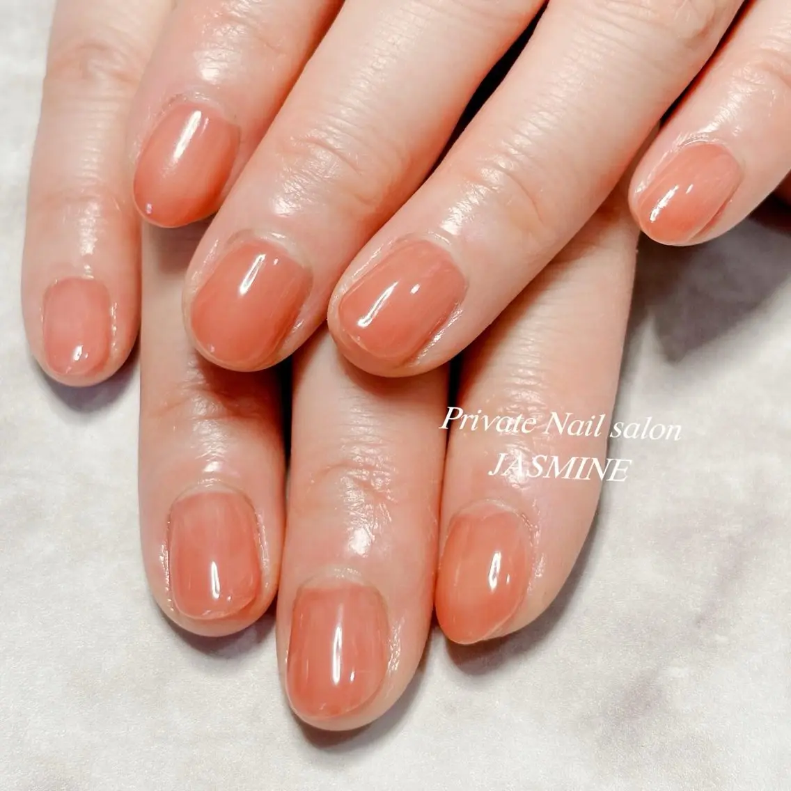 ネイル ワンカラーネイル シンプルネイル Nail salon JASMINEのネイルデザイン