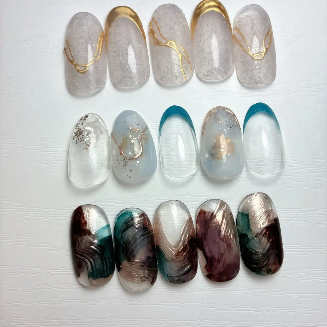 ネイル フットネイル 氷ネイル・うるうるネイル マグネットネイル ニュアンスネイル シンプルネイル ハンドネイル nail salon anoneのネイルデザイン