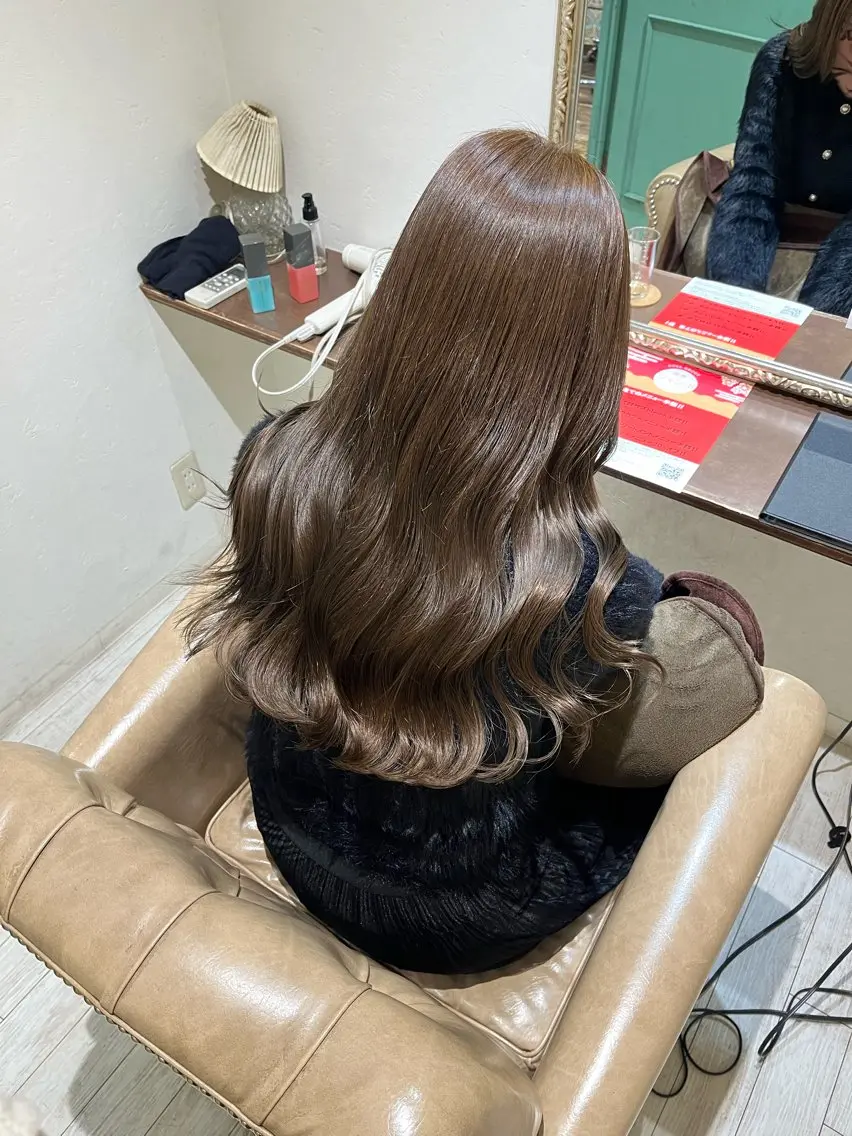 天使の艶カラー+カット+TLCトリートメント🫧の写真