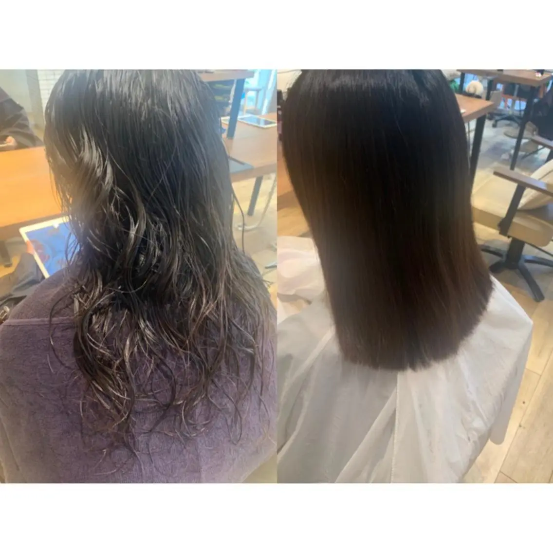 セミロング ハイレート🤍🫧 池田のヘアスタイル