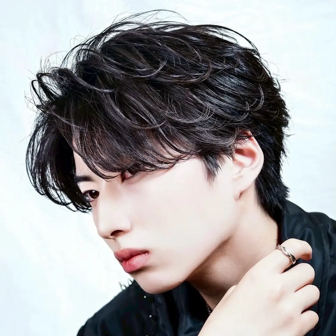 ショート パーマ メンズ パーマ 山本 結仁のヘアスタイル