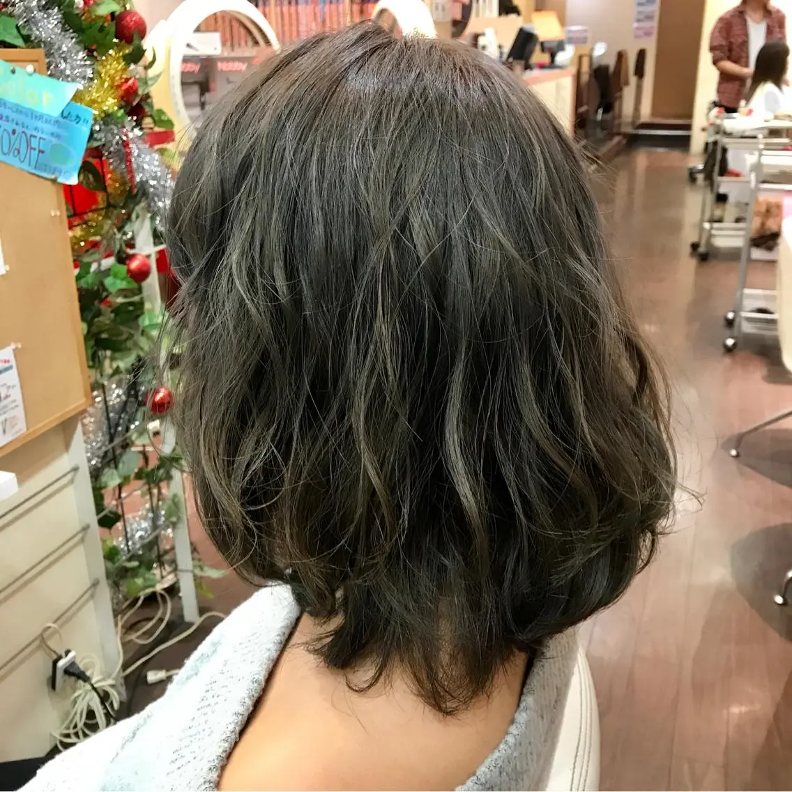 ミディアム 櫻井 なんなのヘアスタイル