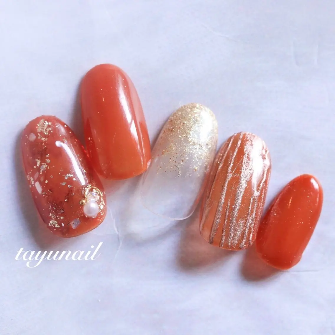ネイル アートネイル ジェルネイル パラジェル ハンドネイル ネイルサロン 【たゆnail】のネイルデザイン