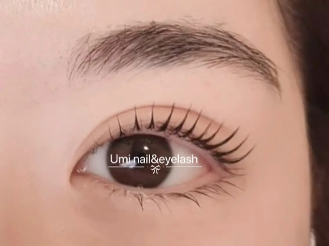 マツエク・マツパ 韓国風マツエク まつげパーマ ワンホンマツエク マツパ Umi nail& eyelash ゆみのマツエク・マツパデザイン