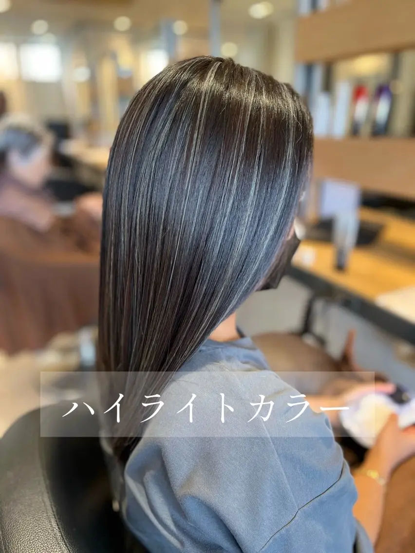ロング カラー 透明感カラー ハイライトカラー ハイライト 髪質改善 縮毛矯正 ヘアカラー トリートメント 大谷 真祈/似合わせ /ハイライト玄人のヘアスタイル