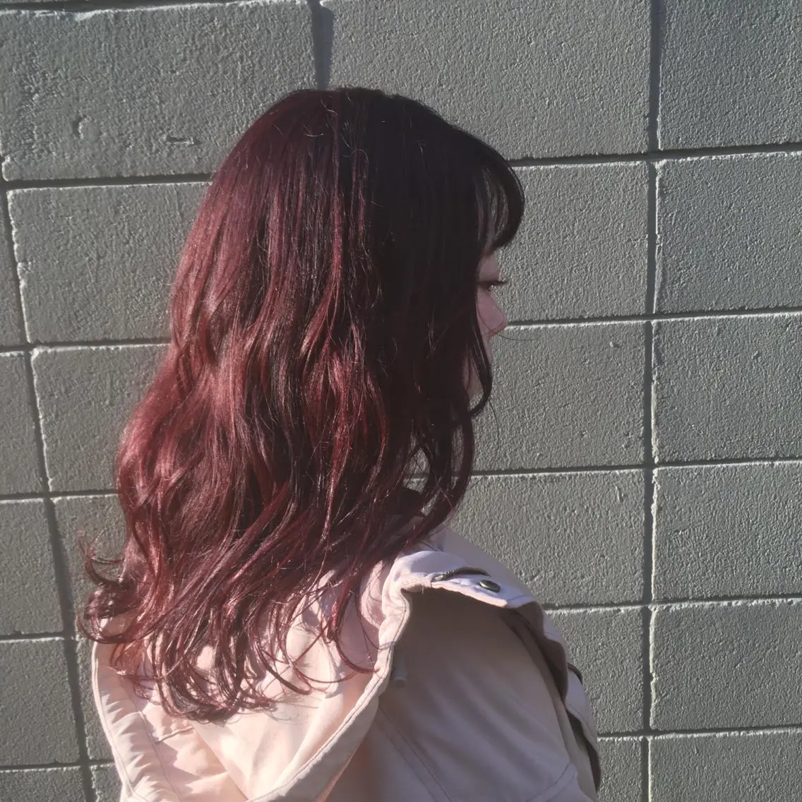 ロング カラー カット ヘアカラー しのはら まどかのヘアスタイル