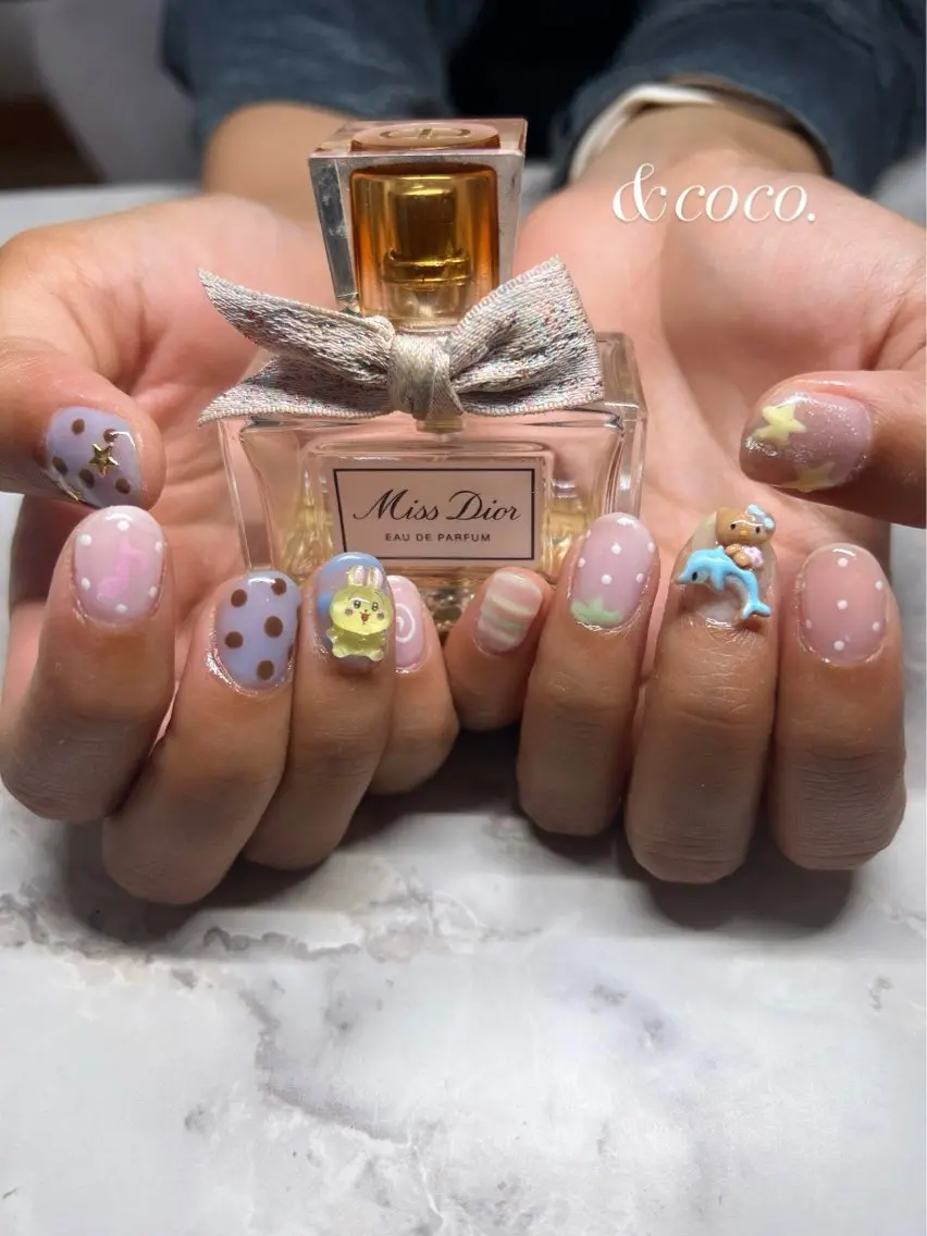 ネイル アートネイル 持ち込み ハンドネイル ＆ coco.のネイルデザイン