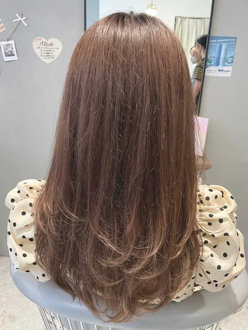 ロング カット ヘアカラー トリートメント ☁️横山 翔🫧のヘアスタイル