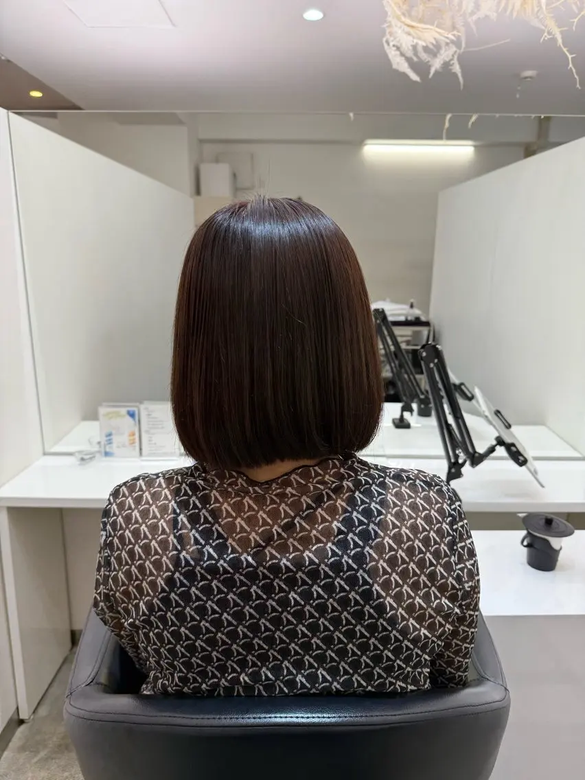 ミディアム 成田 悠莞のヘアスタイル