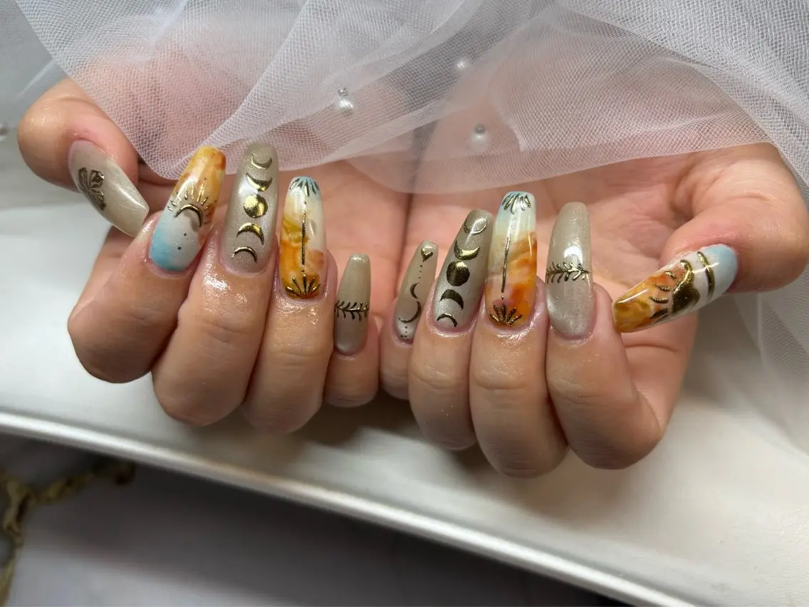 ネイル アートネイル 門真市ネイルサロン♡ KUMI.HANAのネイルデザイン