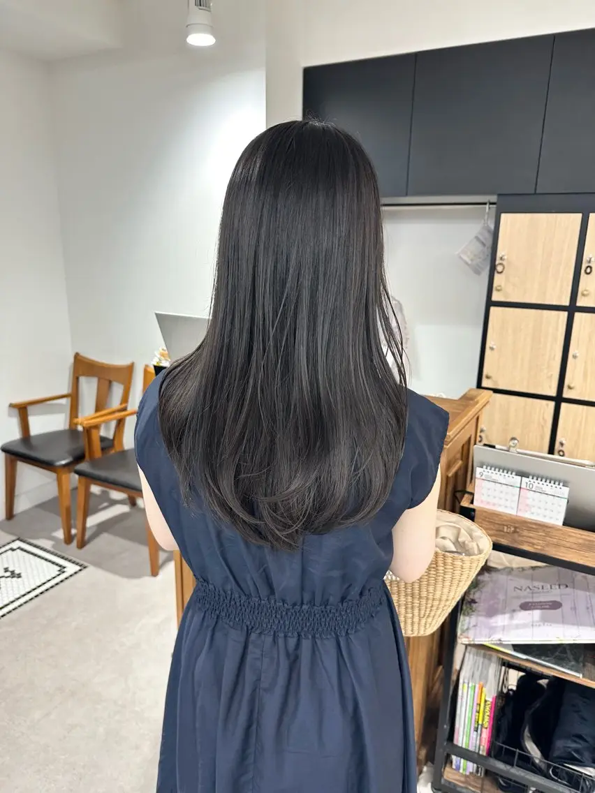 ロング カラー パーマ ヘアアレンジ メンズ キッズ カット ヘアカラー 骨格補正カット/ レイヤー🌿JUNのヘアスタイル
